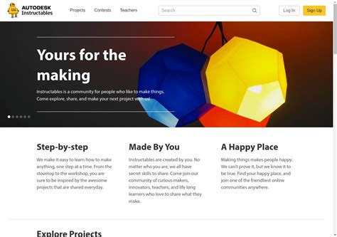 instructables site|Yours for the making .